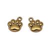 Alloy Dog Paws Charms Bear Paws Pendants For Jewelry Making Dog Themed Accessories