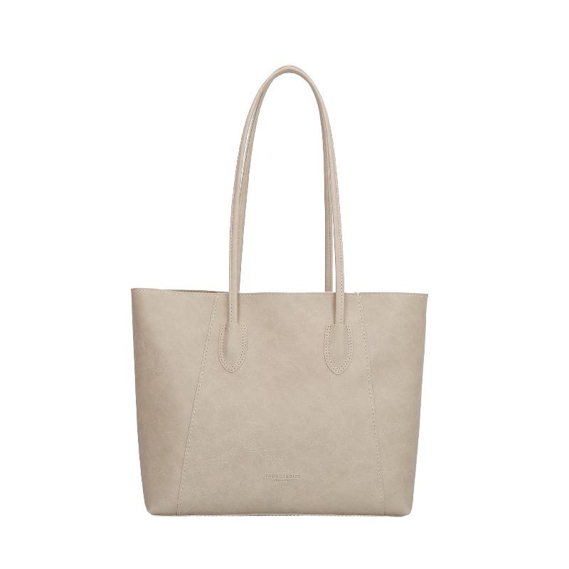 Versatile commuter tote bag women's spring new trendy largecapacity simple and fashionable shoulder armpit bag