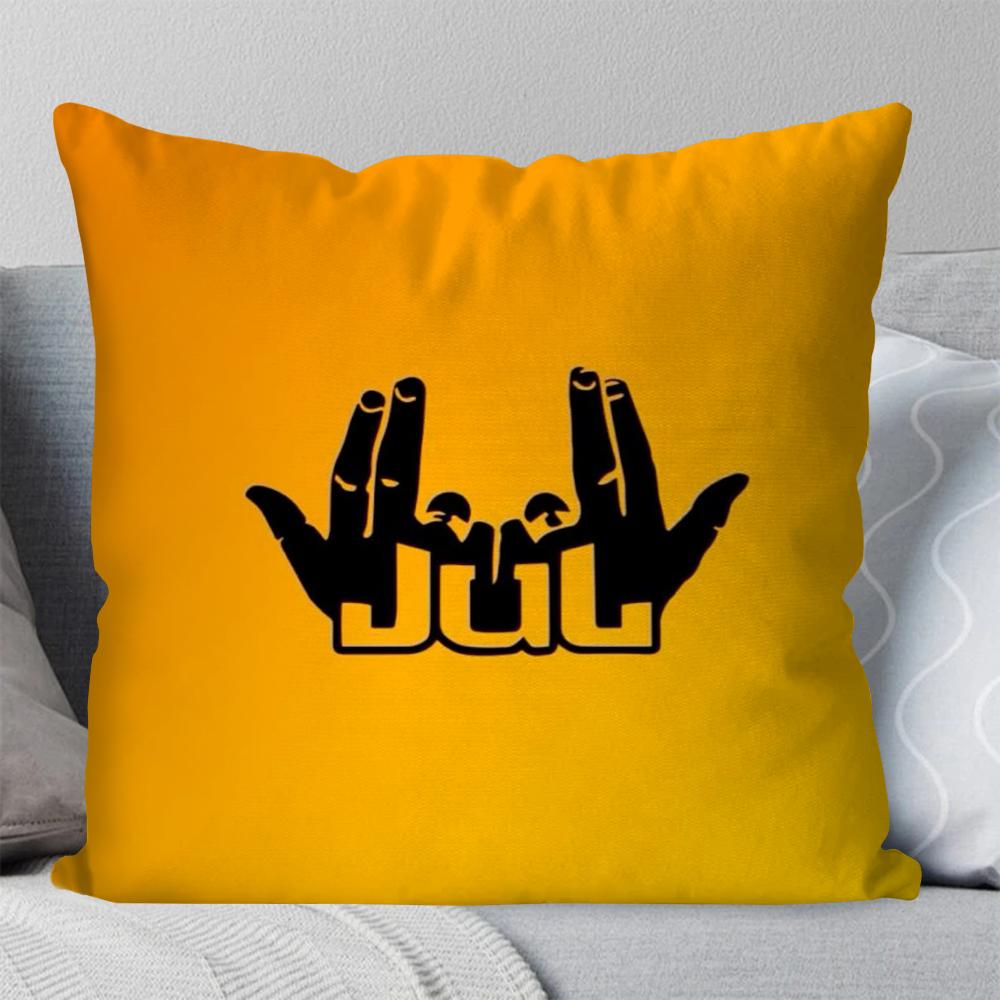 Hot Rapper Jul Mise A Jour Pillow Case Square Pillow Bedroom Sofa Leisure Comfort Cushion Car Living Room Home Decoration 40X40