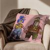 game It Takes Two Pillow Case Square DoubleSided Printing Short Plush Sofa Cushion Cover Bedroom Bedside Pillow