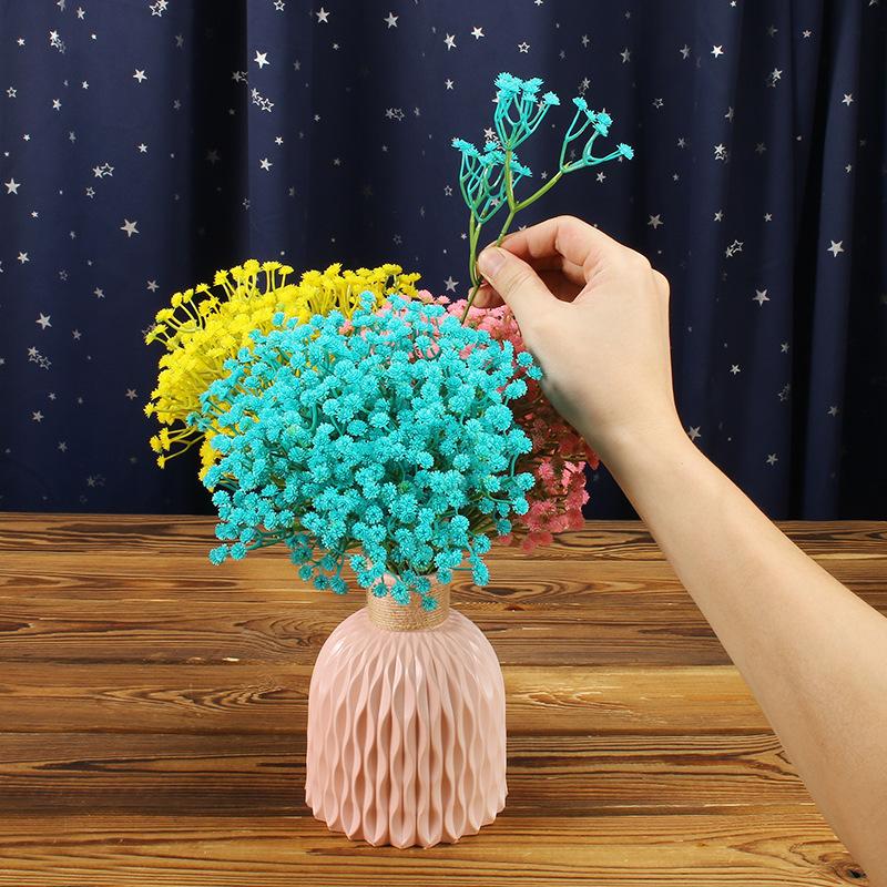 Fake Flower Simulation Flower Gypsy Diy Ornament Artificial Wedding Wedding Living Room Home Decoration Plastic Bouquet