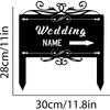 Metal Address Sign with Stakes, House Number Plaque, Yard Decor, Outdoor Garden Gift