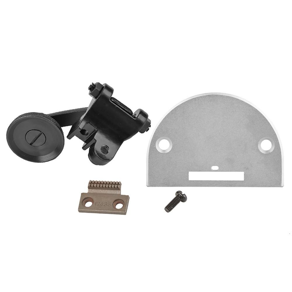 4 шт. Швейные детали Прочная роликовая лапка Профессиональная большая прижимная лапка Промышленная сменная пластина Подача Швейная машина