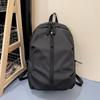 Schoolbag Travel Bag Ins College Student Simple Backpack Korean Version Versatile Large Capacity Junior High School Casual Backpack Nylon Schoolbag