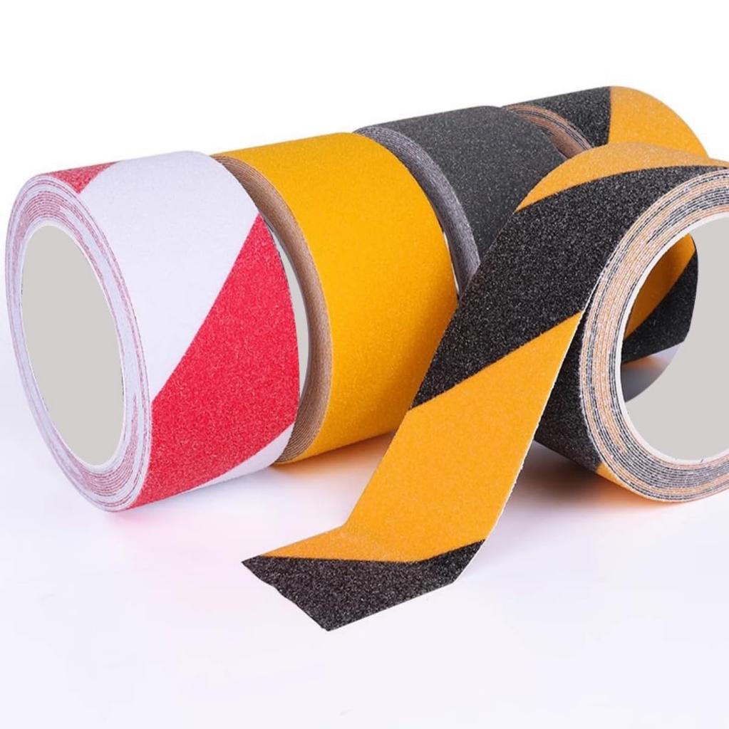 Jiaureshiby Tape for 5cm x Rough Strong Mineral Easy to for Storage and Dividers Anti-Slip Stairs, 10m, Surface, Adhesive, Waterproof, Thick,