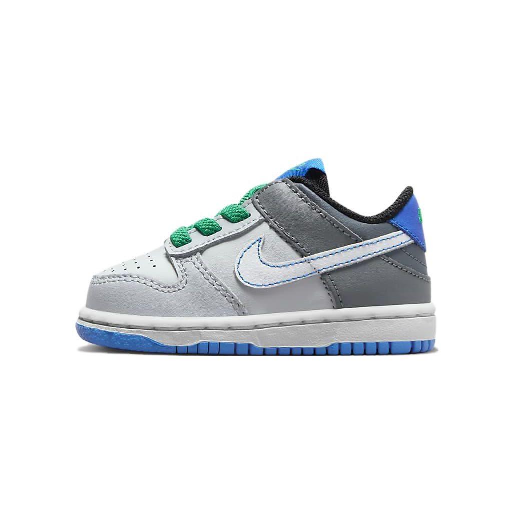 

Детские кроссовки Nike Dunk Low TD Pure Platinum Photo Blue серо-белые холодно-серые DH9761-004 23.5