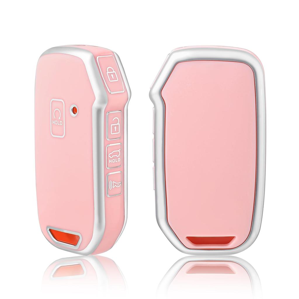 5 Button Key Fob Cover Case Holder for Kia Ceed Cerato Forte NIRO Seltos Sorento Soul Sportage Telluride K5 Remote Key Protector
