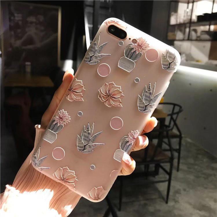 For 87 Iphone Plus X Flower Pattern 3d Cute Soft Case Silicone Tpu Back Cover