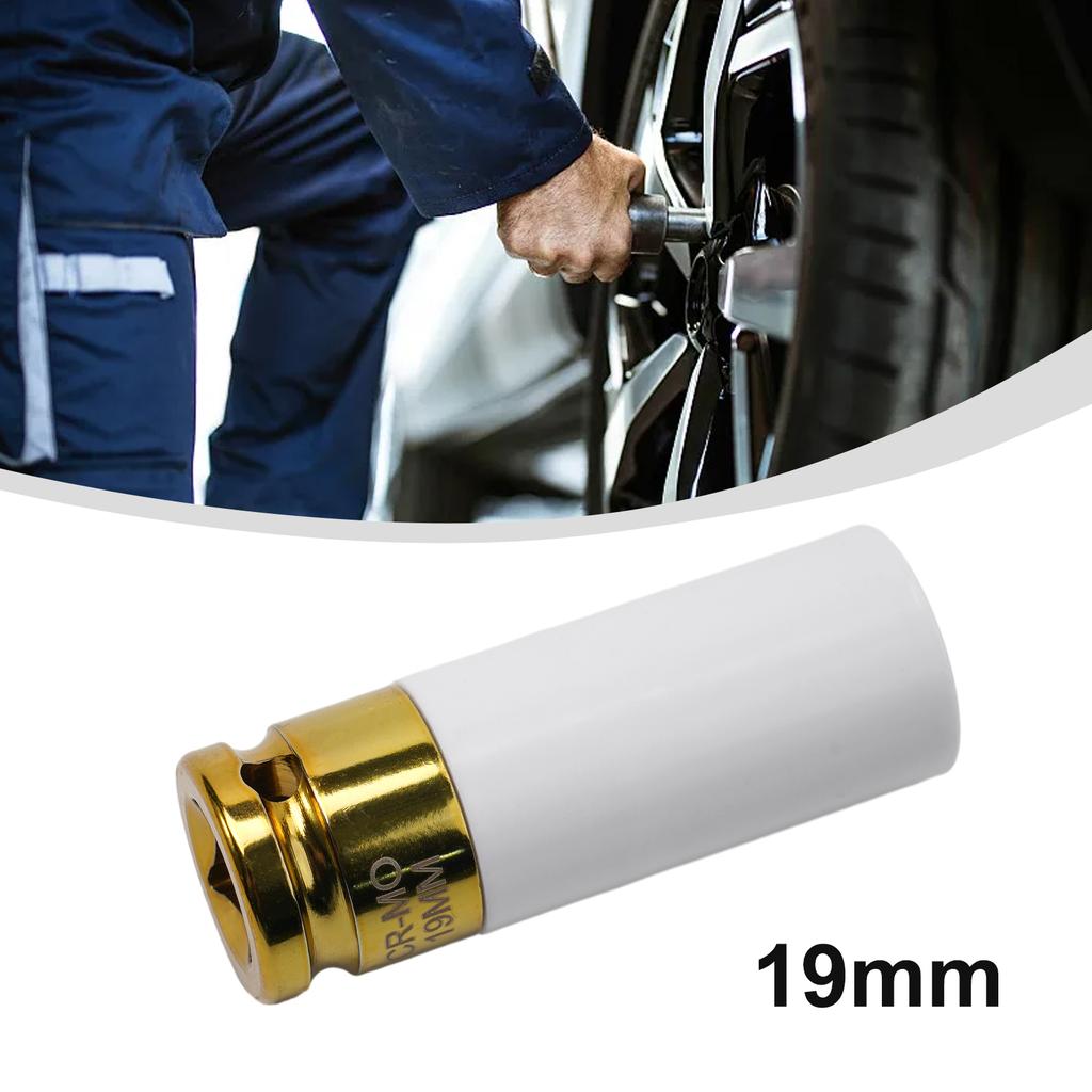 Hülsenmuttern-Steckschlüssel, Metallhülse, Reifen-Steckschlüssel, Wand-Tiefmuttern-Schutzhülse, bunt, starkes Drehmoment, hohe Qualität