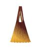 Pleatsmama Shoulder Bag Yellow Brown