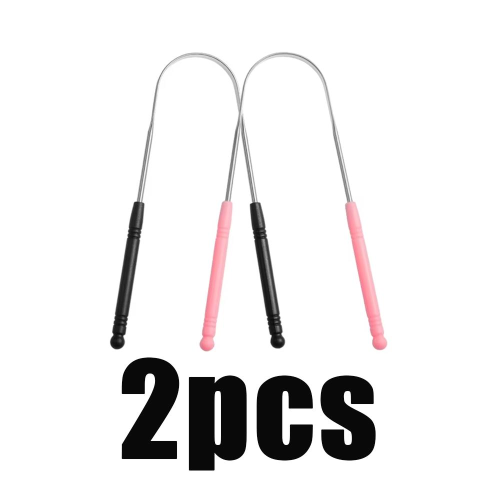 1pcs Tongue Scraper Stainless Steel For Adult Cleaner U-Shape Easy To Tongue Clean Reduce Bad Breath Oral Hygiene Care Tools