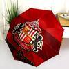 1 PC Automatic Folding Umbrella - Sunderland A.F Custom Name Pattern, Portable & Foldable Design with 8 Ribs, Christmas Birthday Gifts