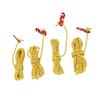 4Pcs Outdoor Camping Rope 9.8ft Nylon Wind Proof Reflective Strip Adjustable Length Tent Cord Tie Down Rope for Canopy
