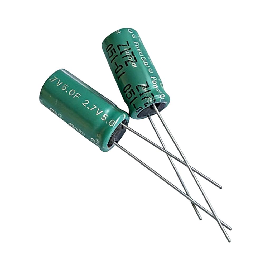High Capacity 2.7V 5F Super Capacitor Faradic Capacitors Electrical Components For Electronic Projects