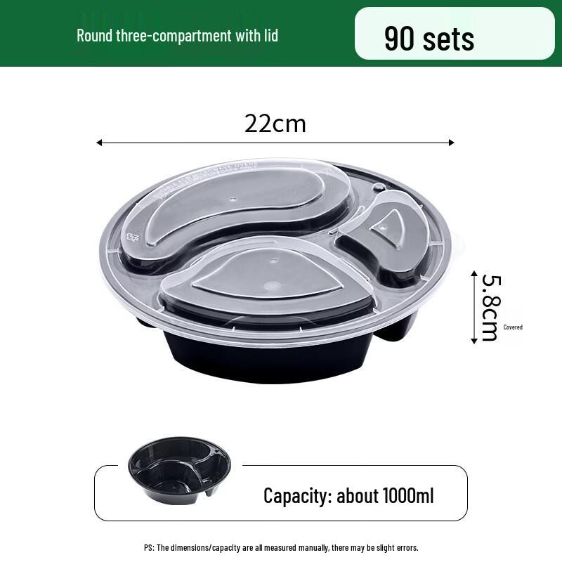 Disposable Compartmental Takeout Lunch Box