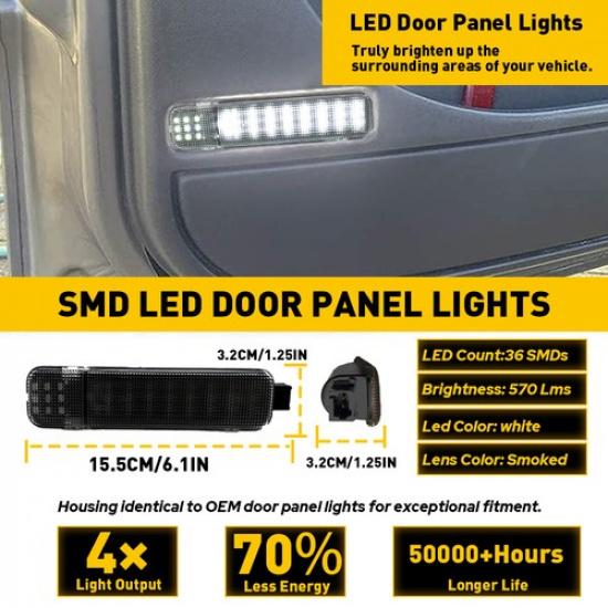 LED Door Courtesy Light For Chevy Silverado Suburban Tahoe GMC Sierra Yukon EXV