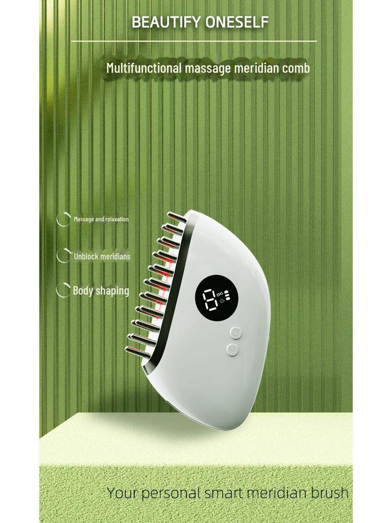 Portable Electric Head Massage Comb - Red Light Therapy & Hair Care