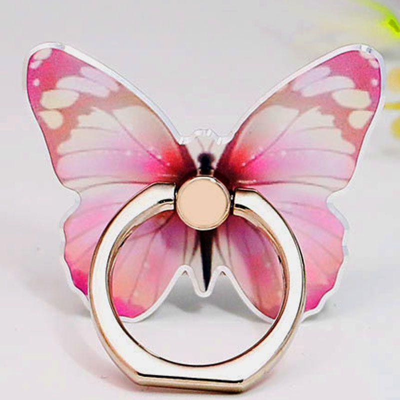 Luxury Universal Beautiful Butterfly Mobile Phone Handle Holder Suitable Mobile Phone Ring Holder Mobile Phone Holder Socket