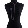 Heart Slip Chain Necklace For Women Punk Rock Love Chain Choker Necklace Gifts Adjustable Goth Jewelry