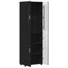 FLORIN Highboard with Doors Black 60 x 35 x 182 cm Particleboard