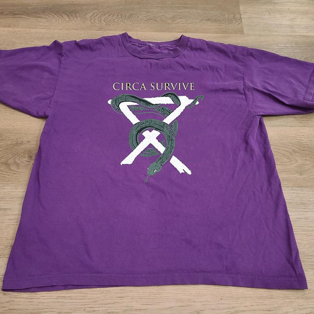 Circa Survive Band Basic Logo Snake T Shirt Full Size S-5XL AA1617 Unisex T-Shirt XXXL