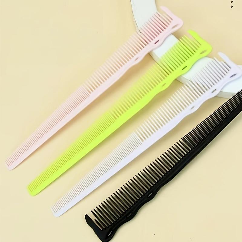 Wholesale Professional Hair Cutting and Styling Combs for Hairdressers, Featuring Plastic Construction with Varying Tooth Density