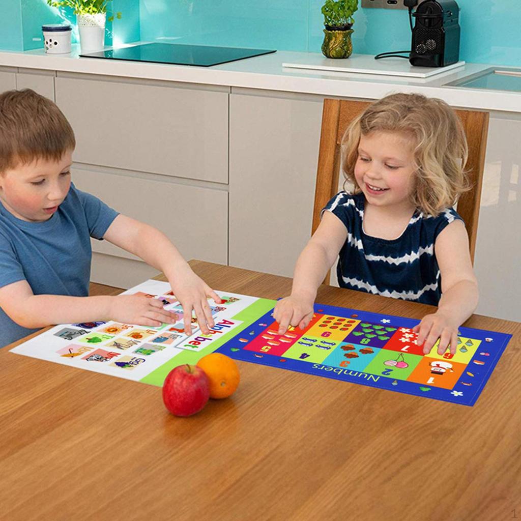 Buy Waterproof Kids Placemats Learning Placemat Abc Letters Toddlers
