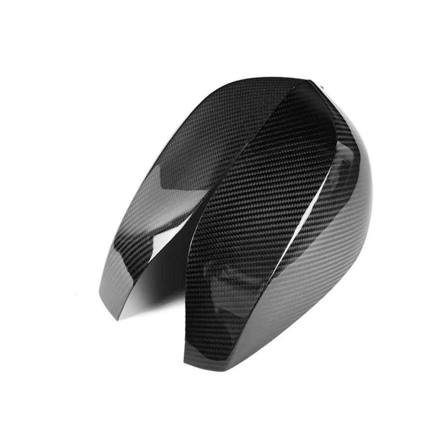 Real Carbon Fiber Side Mirror Add On Cover Caps For INFINITI Q50 Q70 2014+