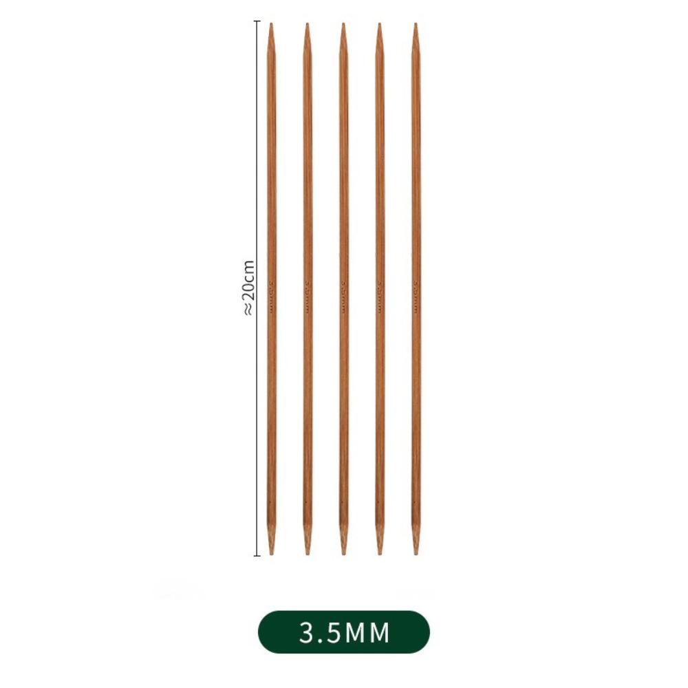 20cm Crochet Hooks 2.0-8.0mm Crocheting Hooks Handicraft Bamboo Handle Crochet  For Beginners