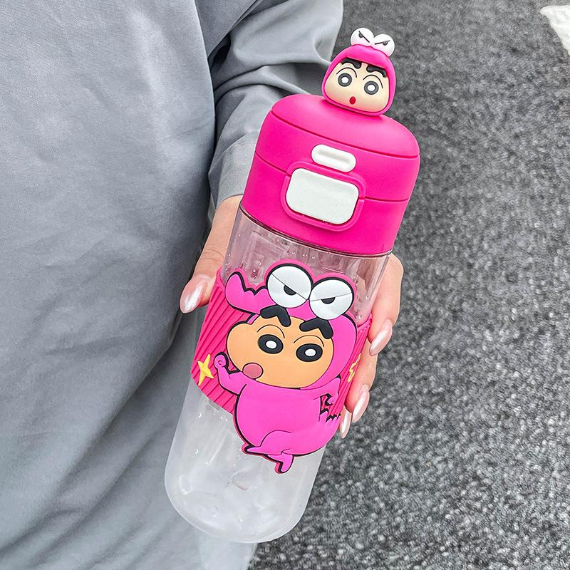 

Children s water cup school special straw cup double drink portable primary school student kettle summer girl cutie Single cup