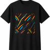 Colourful Canoe Paddle Retro Mens Womens T-Shirt Vintage Unisex Novelty Gift Tee