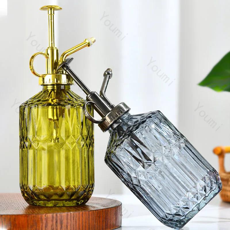 Retro Relief Sprayer Glass Bottle Gardening Home 400 ML Large Capacity Container Bottle Bathroom Decoration Sanitize Bottles