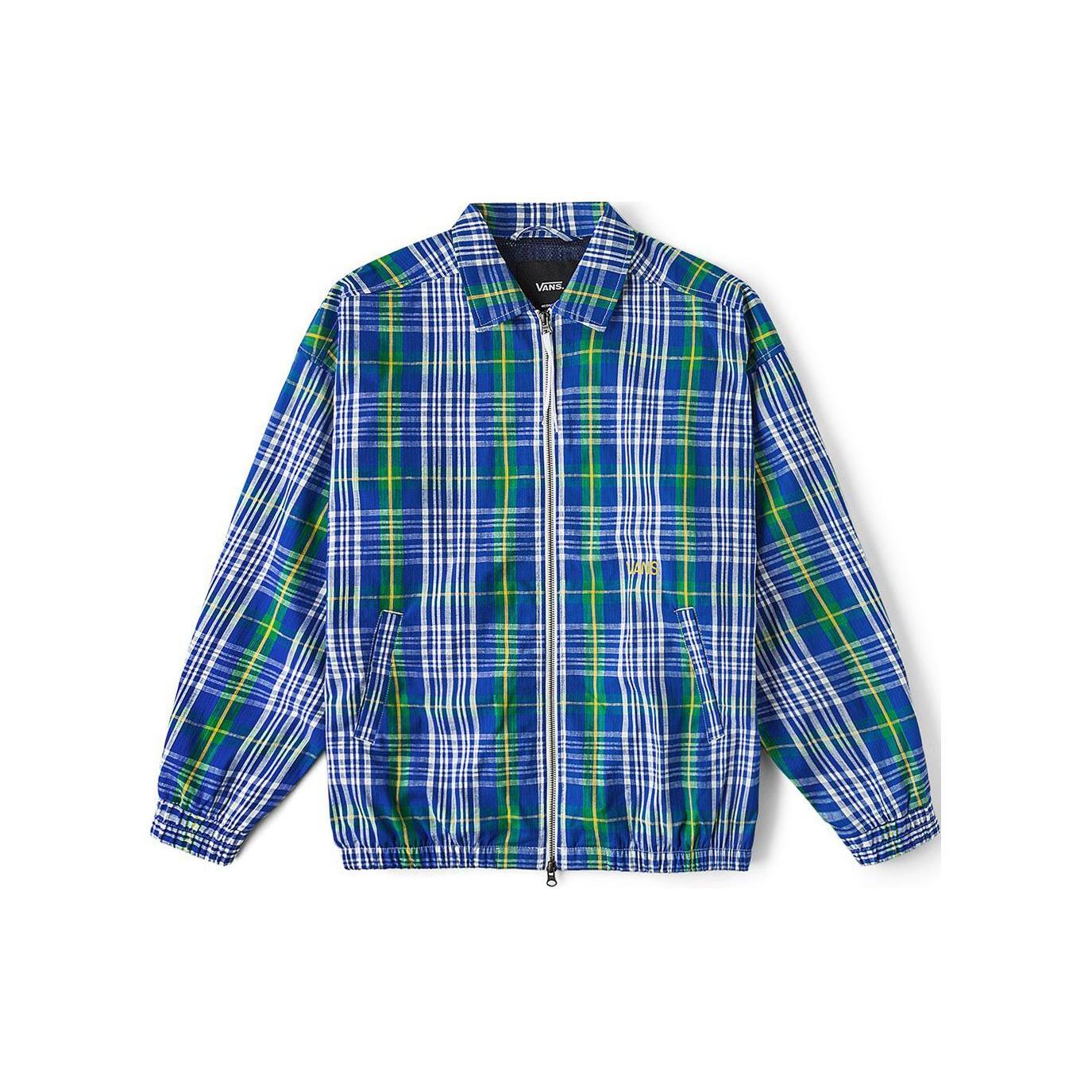 

New Vans Jackets Coats Men s Blue Plaid VN000H2QCYG M