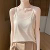 Trendy Summer Spaghetti Strap U-Neck Solid Sleeveless Women's Fashion Vest