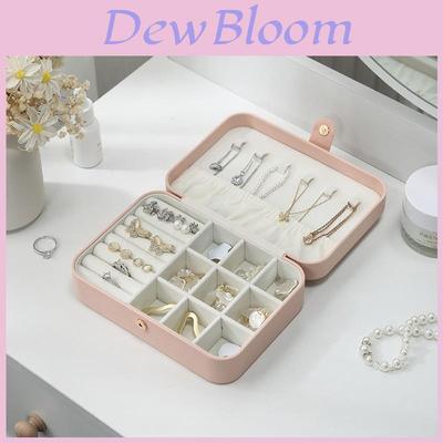 Jewelry Storage Box With Leather Material For Gift Travel And Wedding Use