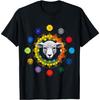 Sheep Animal Motif Art Sheep T-Shirt(1)