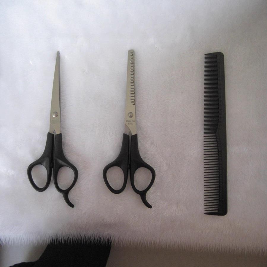 Kids & Baby Haircut Scissor Set: Includes Hairdressing Scissors, Thinning Shears, and Straight Scissors - 3-Piece Pet & Child Grooming Kit