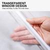 1Pc Portable Waterproof Travel Shoe Bag PVC Storage Bag Pouches Convenient Storage Organizer Shoes Sorting Zipper Dustproof Save Space Tote