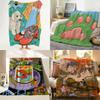 Illustrator M Maria Jesus Contreras Throw Flannel Throw Blanket Suitable for Sofa Living Room Bedroom