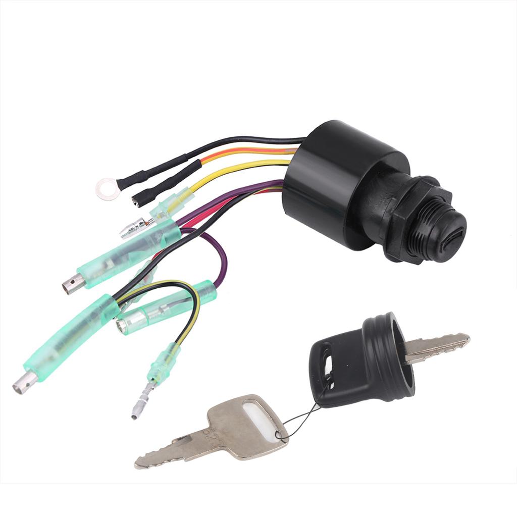 Boat Ignition Key Switch Assembly for Mercury Outboard Remote Control Box 87 17009A5