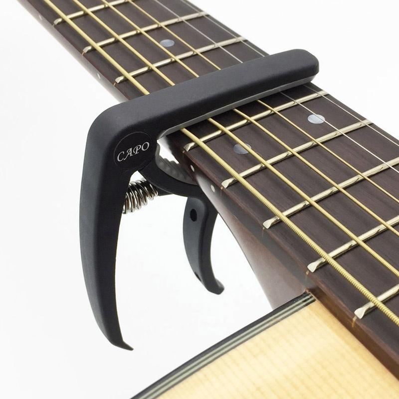 Capo de Guitarra de Plástico para Guitarra Acústica Clásica Eléctrica de 6 Cuerdas Abrazadera de Afinación Accesorios para Instrumentos Musicales Capo de Guitarra