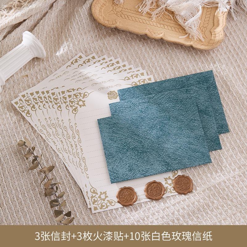 Chinese Style Envelope Letter Set With Wax Seal For Invitation