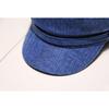 Women Men Cute Casual Outdoor Short Eaves Dome Cotton-flax Button Beret Hat Cap Unisex