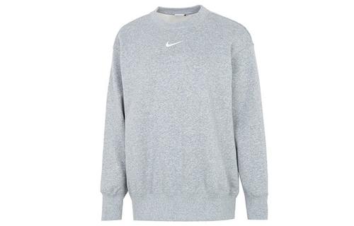 

Nike W Nsw Phnk Flc 0S Crew Pullover Sweatshirt Gray DQ5734-063 L серый