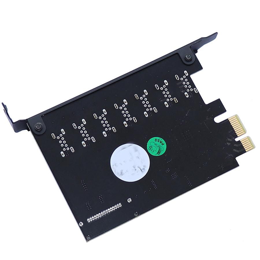 SuperSpeed USB 3.0 7 Port PCI-E Express Card with a 15pin SATA Power Connector PCIE Adapt VL805 and VL812 Chipsets
