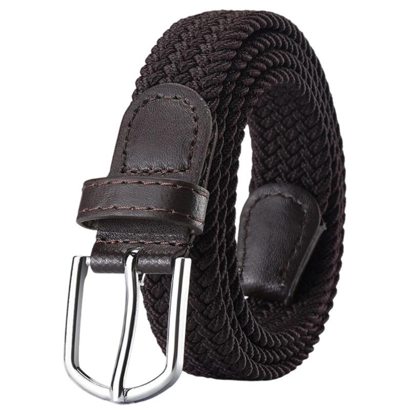 Stretchable Woven Nylon Belt Adjustable Waist Sizing Comfortable Wear Girdle Unisex Design Waistband Clothing Accessory