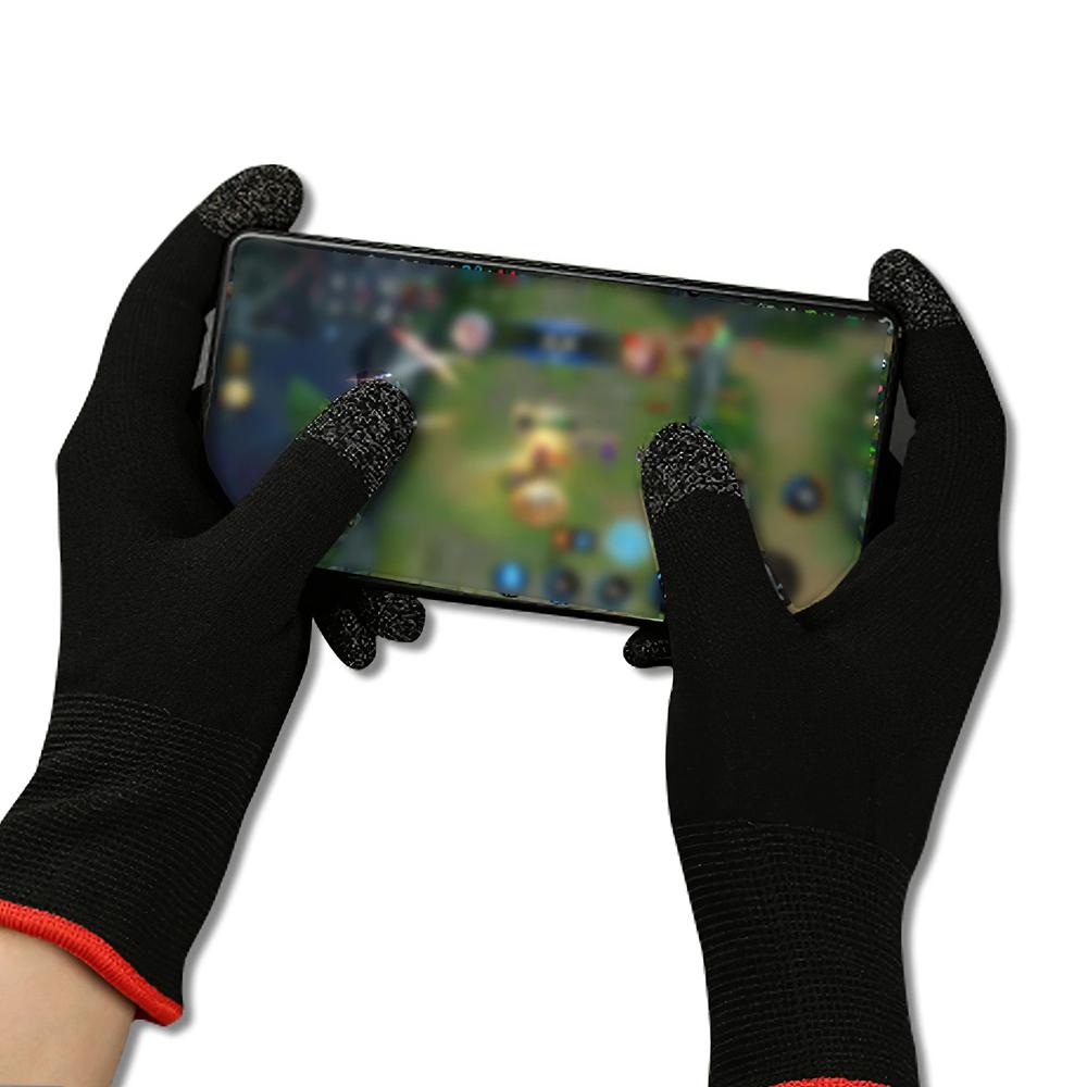 

Game Controller Gaming Finger Gloves Gaming Thumb Sleeve Game Finger Cover Fingertip Gloves чорний