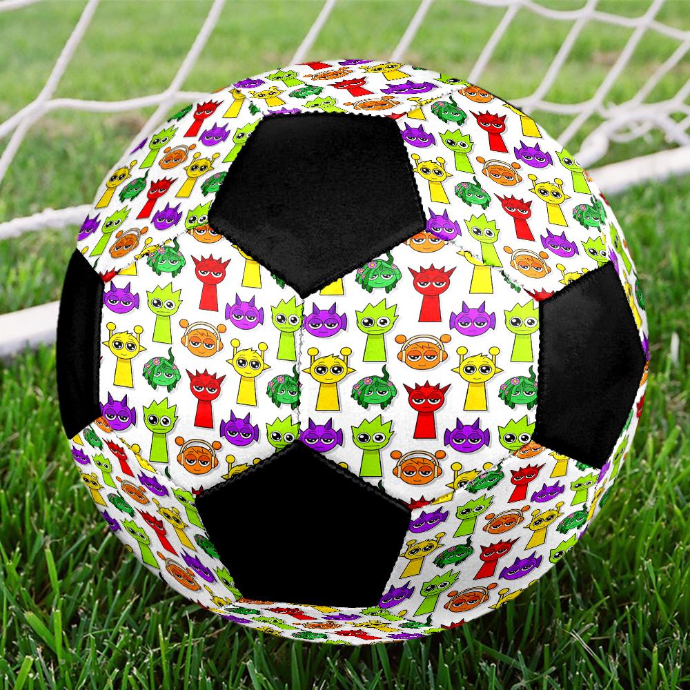 Sprunki Theme Size 5 Soccer Ball, Suitable for Both Indoor and Outdoor Matches, a Gift Suitable for Everyone.