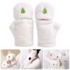 1pair Women Heated Gloves Rechargeable Hand Mittens Outdoor Activity Gloves for Outdoor Climbing