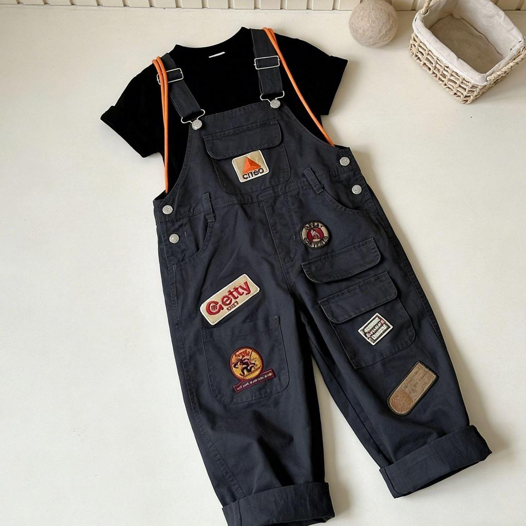 Stylové letní overaly pro chlapce a dívky - 2026 Trendy Street Style Dlouhé kalhoty pro starší děti